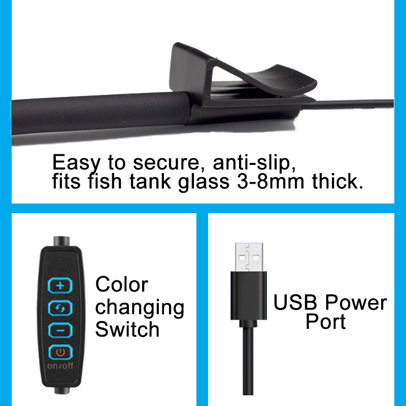Lampa LED do akwarium USB, ośw – Aquarium Plant Nursery recenzja i cena