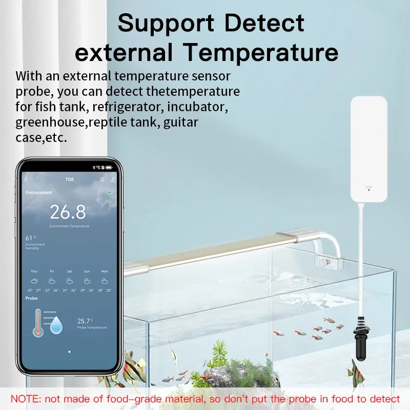 Tuya WiFi czujnik temperatury  – Aquarium Planted recenzja i cena
