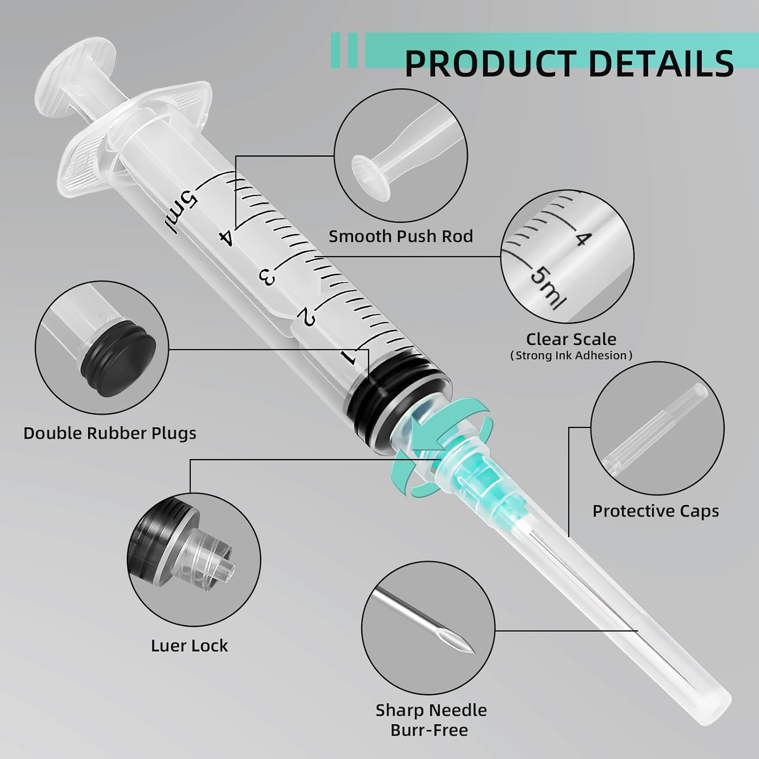 Strzykawka Luer Lock 5 ml, odp – Aquarium Planted recenzja i cena